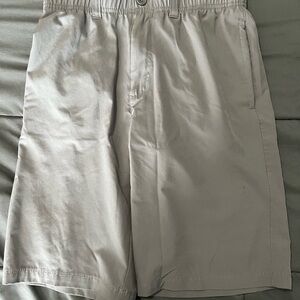 Russell Athletic Men's Light Gray Flat Front Shorts